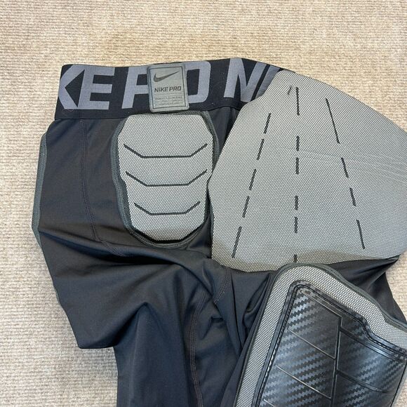 Nike Pro Hyperstrong Core Padded Football Shorts Men's XL Black 839933-010 - Picture 8 of 11